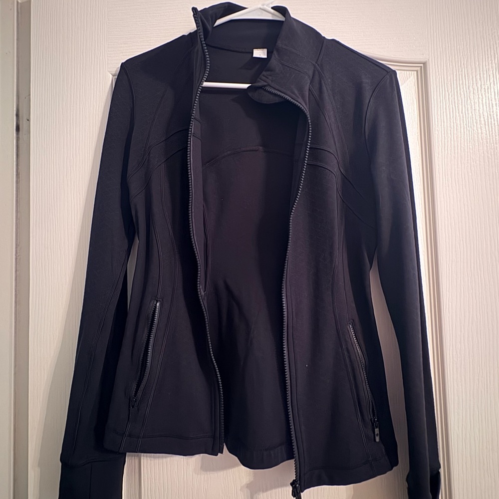 Lululemon Define Diamond Print Black Women's Zip Jacket
